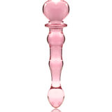 Gode en verre borosilicate Nebula Modèle 21 rose, 20,5 cm
