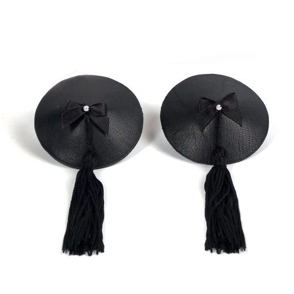 cache-tetons burlesque pompons noir Bijoux Indiscrets.
