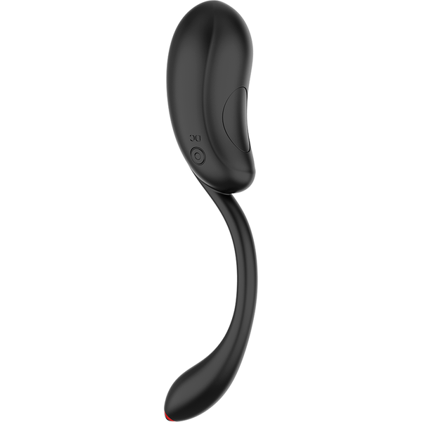 Œuf vibrant télécommandé silicone Coquette Chic Desire, noir et or