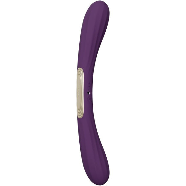 Vibromasseur double extrémité silicone LELO Boomerang, violet
