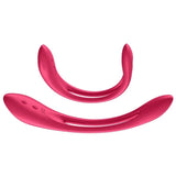 Vibromasseur flexible silicone Satisfyer Elastic Joy, rouge