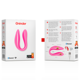 Stimulateur couple connecté silicone Oninder Lisboa, rose