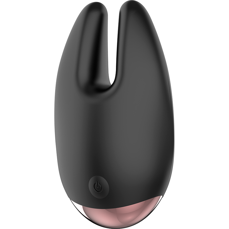 Stimulateur clitoridien vibrant Coquette Chic Desire, silicone noir et or