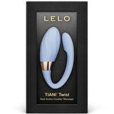 Stimulateur couple connecté silicone LELO Tiani Twist, bleu poudré
