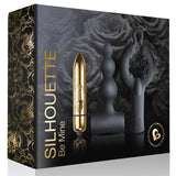 Coffret plaisir à deux Rocks-Off Be Mine, trois pièces vibrantes, noir