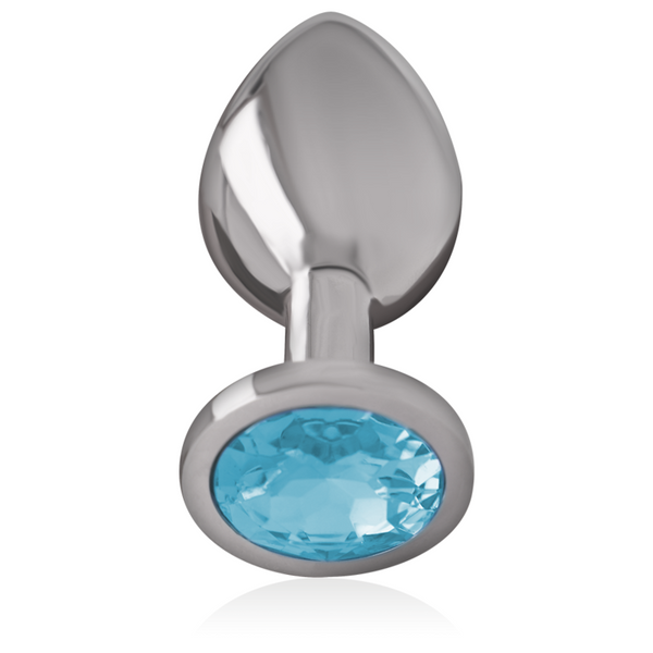 plug metal cristal bleu Intense.