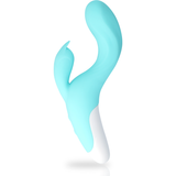 Vibromasseur rabbit silicone MIA Dresde, turquoise
