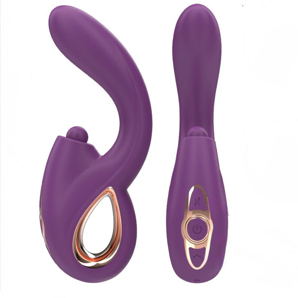 Vibromasseur point G à poussée Intense Lali, silicone médical violet