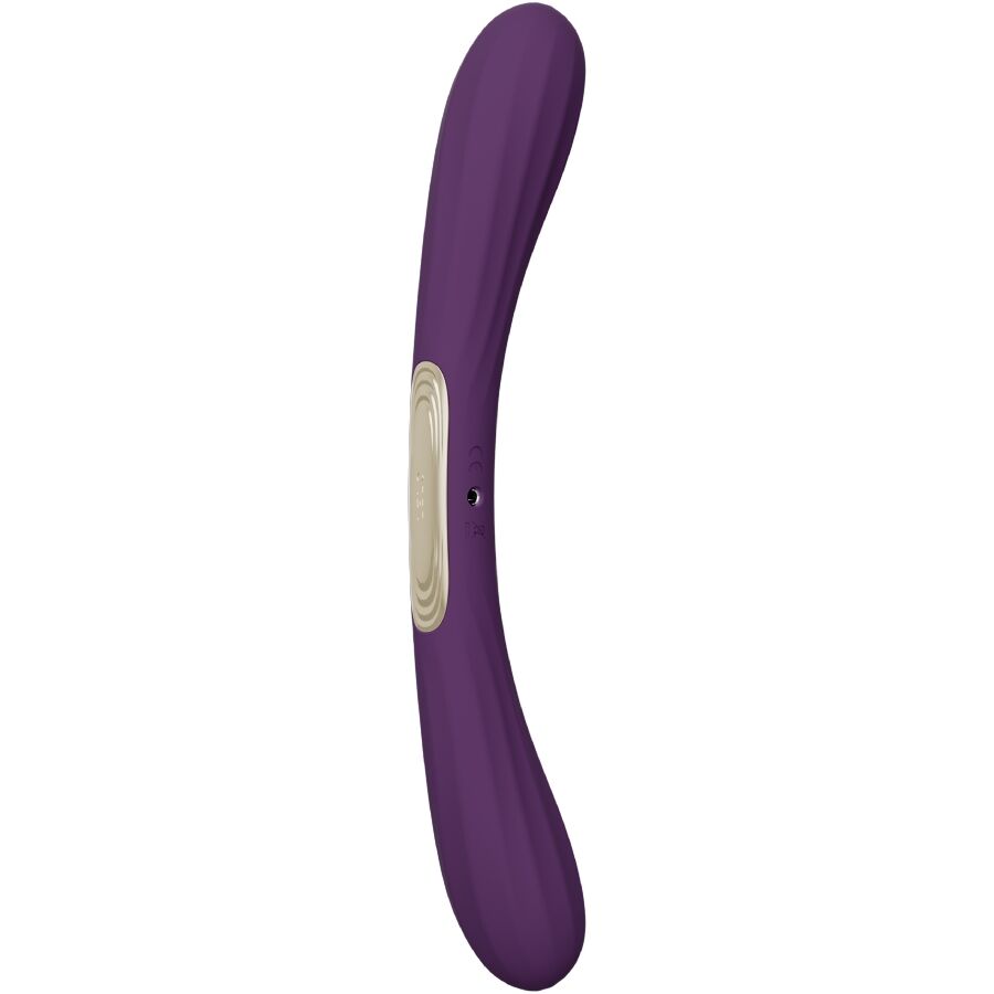 Vibromasseur double extrémité silicone LELO Boomerang, violet
