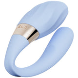 Stimulateur couple connecté silicone LELO Tiani Twist, bleu poudré