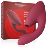 Stimulateur double silicone Womanizer Duo 2, bordeaux