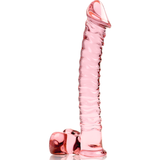 Gode en verre Nebula Modèle 23 rose, vue de profil — 7ème Chambre