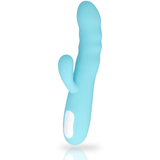 Vibromasseur rabbit silicone MIA Eiffel, turquoise