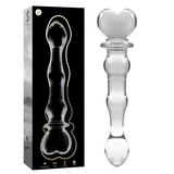 Gode en verre borosilicate Nebula Modèle 21 clair, vue de profil, 20,5 cm