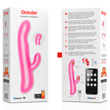Vibromasseur rabbit silicone Oninder Oslo, rose