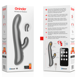 Vibromasseur rabbit silicone Oninder Oslo, noir