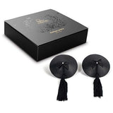 cache-tetons burlesque pompons noir Bijoux Indiscrets.