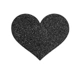 decorations corporelles coeur pailletees Bijoux Indiscrets Noir
