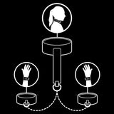 collier menottes Fetish Submissive
