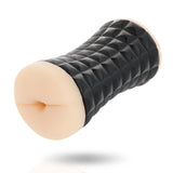 Masturbateur masculin réaliste double entrée Womanvibe Gumy, canal TPR, prise silicone