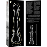Gode en verre borosilicate Nebula Modèle 21 clair, packaging, 20,5 cm