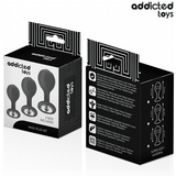 lot 3 plugs anaux bijou silicone Addicted Toys.
