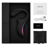 Stimulateur double sonique silicone LELO Enigma, noir