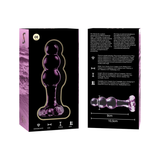 plug verre borosilicate Nebula 1 Rose