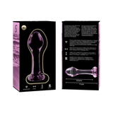 plug verre borosilicate Nebula 2 Rose